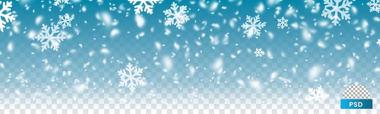 PSD winterschnee fallende schneeflocken sturm-overlay png