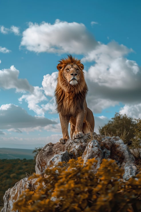 Ücretsiz Fotoğraf kuru ormanda aslan sürüsü