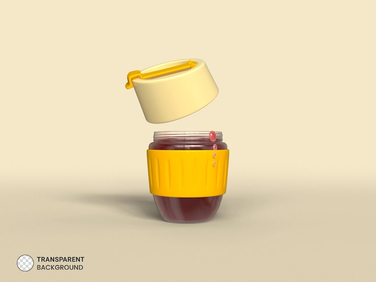 Ücretsiz PSD bebek su yudumlama şişesi ikonu izole edilmiş 3d render illüstrasyonu