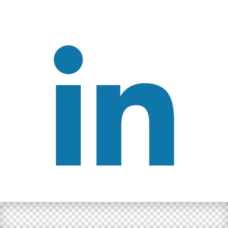 Ücretsiz PSD linkedin logo simgesi psd düzenlenebilir