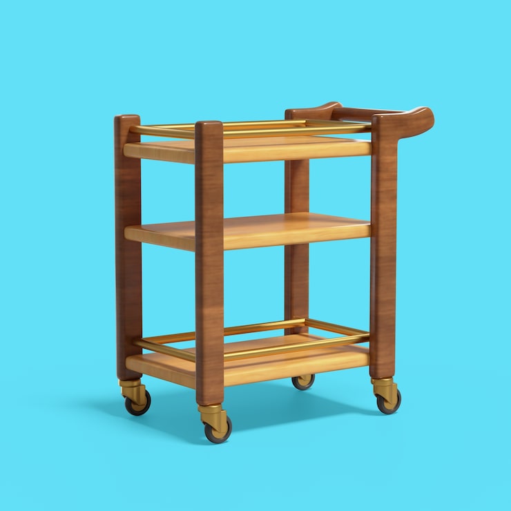 Ücretsiz PSD mobilya simgesinin 3d render’ı