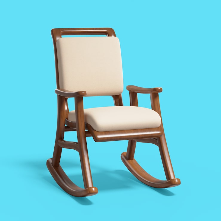 Ücretsiz PSD mobilya simgesinin 3d render’ı