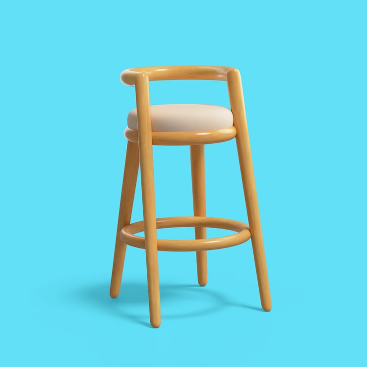 Ücretsiz PSD mobilya simgesinin 3d render’ı
