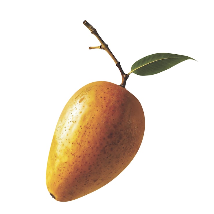 Ücretsiz PSD stüdyoda lezzetli mango