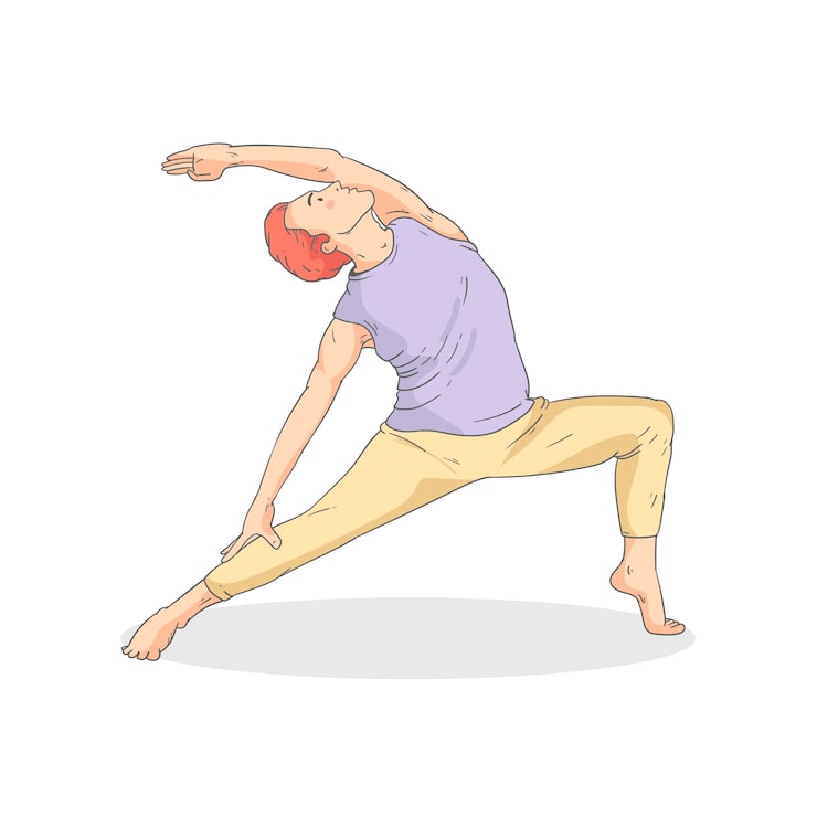 Ücretsiz PSD yoga pozu ve izole edilmiş meditasyon