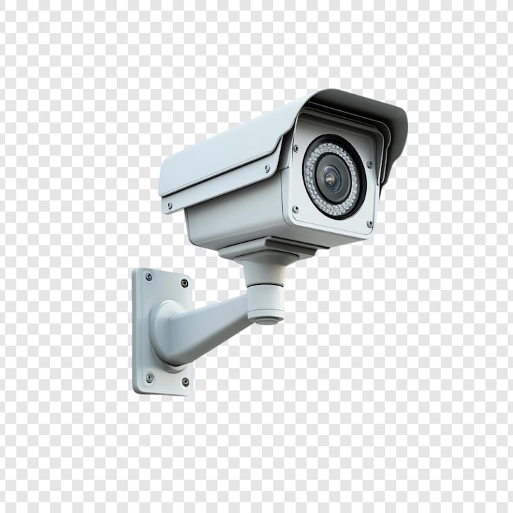 Ücretsiz PSD yüksek çözünürlüklü güvenlik kamera sistemi modern gözetim teknolojisi
