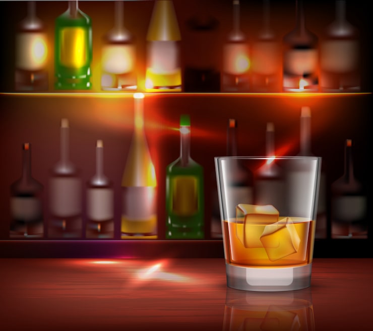 Ücretsiz Vektör bar tezgahı arka planı