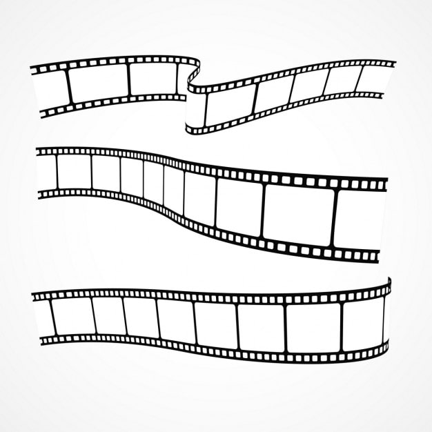 Ücretsiz Vektör film şeridi koleksiyonu