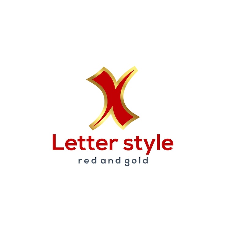 Ücretsiz Vektör şirket ve işletme logosu için tasarımlı ilk harf x logo tipi