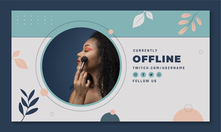 Vecteur gratuit fond de secousse de concept de beauté