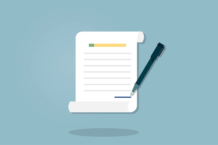 Vecteur gratuit illustration de l'icône du document