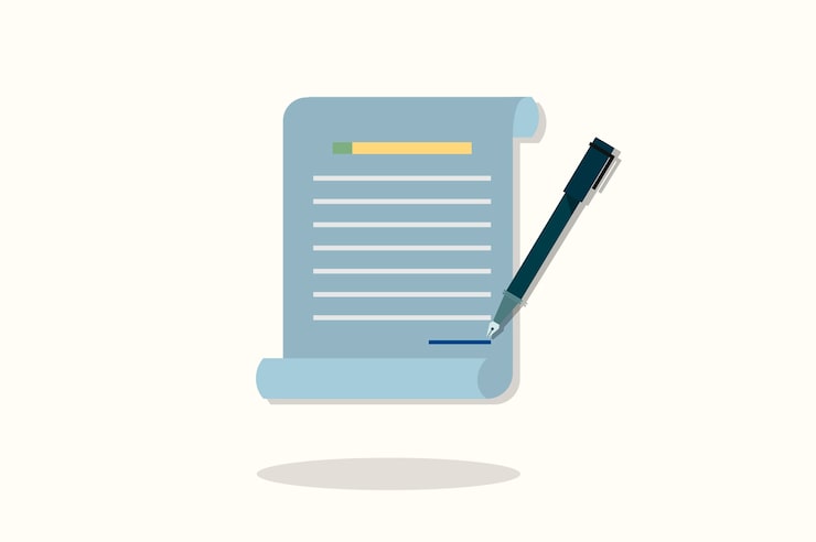 Vecteur gratuit illustration de l'icône du document