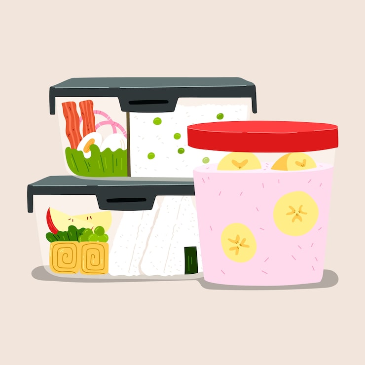 Vecteur gratuit illustration de préparation de repas design plat dessiné à la main