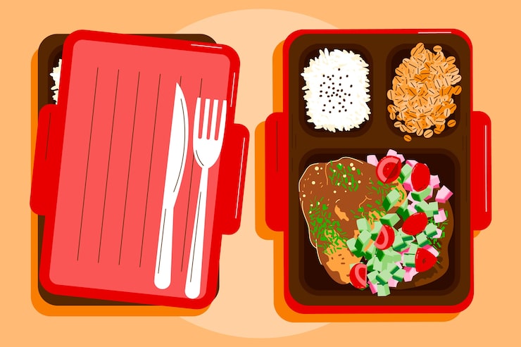 Vecteur gratuit illustration de préparation de repas design plat dessiné à la main