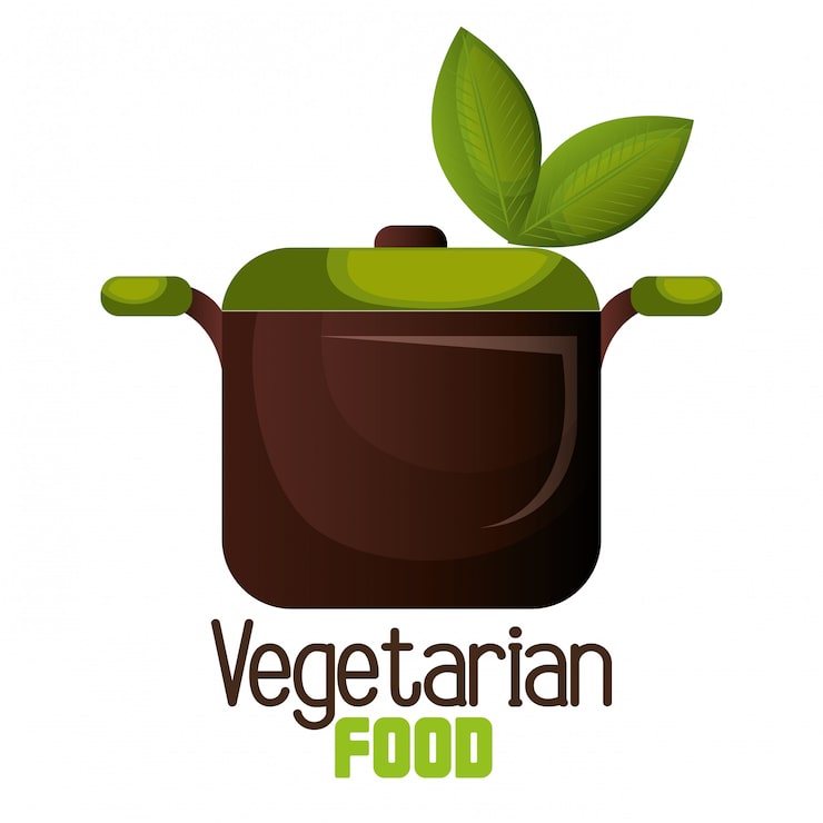 Vecteur gratuit menu végétarien