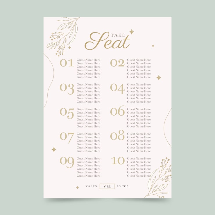Vecteur gratuit modèle d'affiche de mariage floral minimal