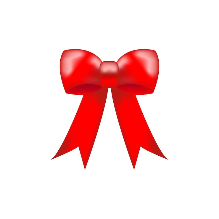 Vecteur boîte cadeau avec ruban boîte-cadeau présent boîte de cadeau noire avec un nœud de ruban rouge isolé sur blanc