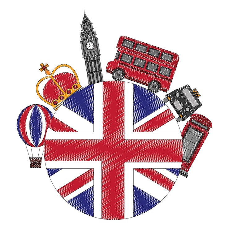 unis drapeau du royaume