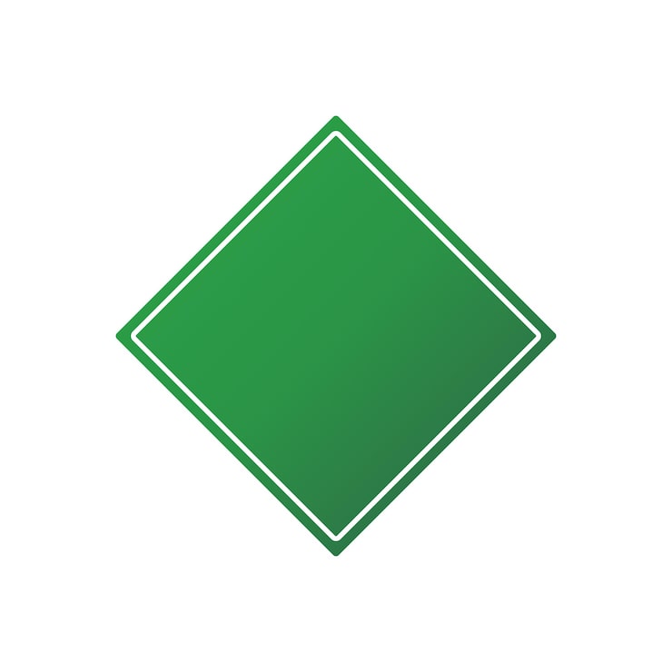 Vecteur vecteur de panneau de signalisation routière vide