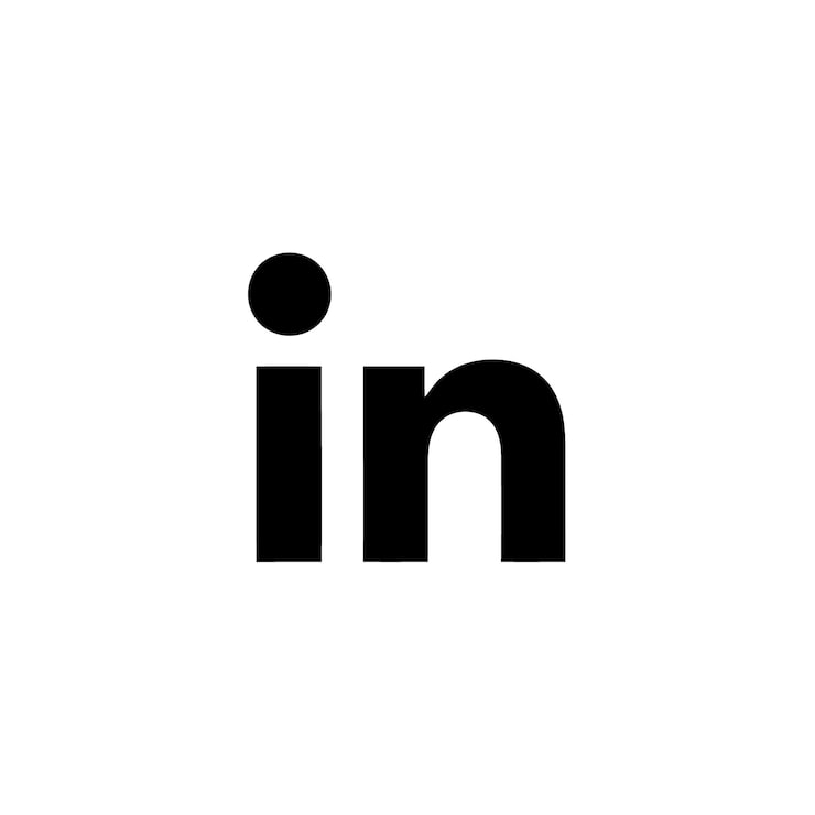 Vector biểu tượng logo linkedin "in" dành cho mạng lưới chuyên nghiệp.