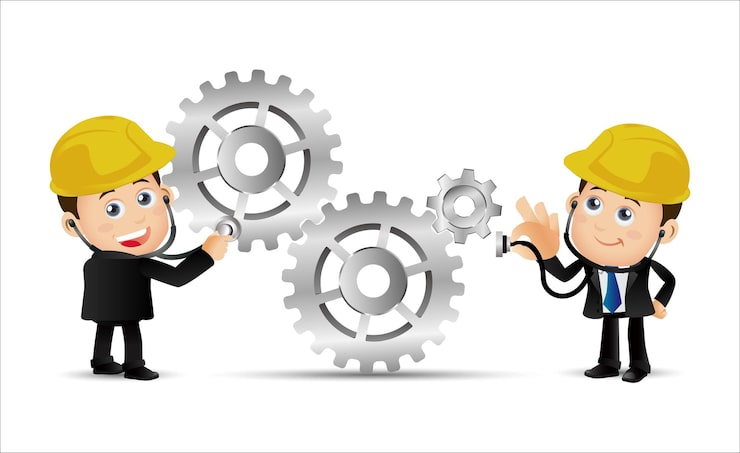 Vector bộ hình người   nghề nghiệp   kỹ sư