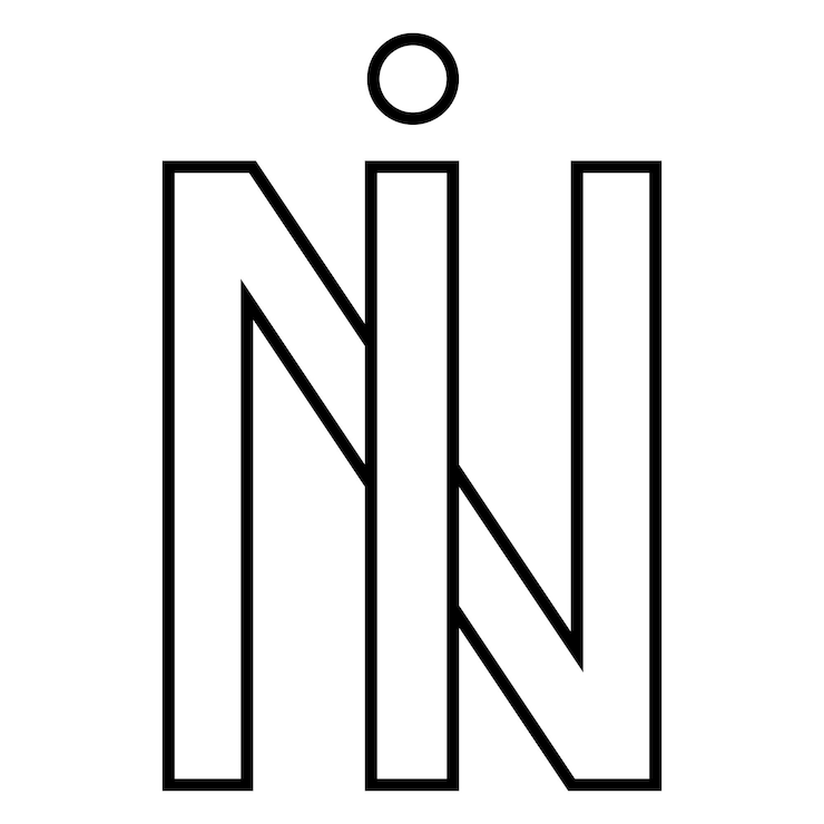 Vector logo ký hiệu in ni icon nft các chữ cái lồng vào nhau i n