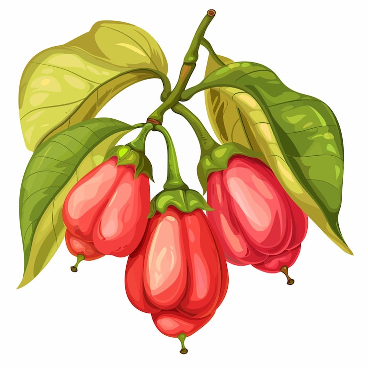 Vector một bức vẽ một cây có tên rhubarb trên đó