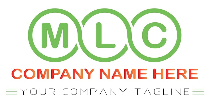 Vector thiết kế logo chữ mlc