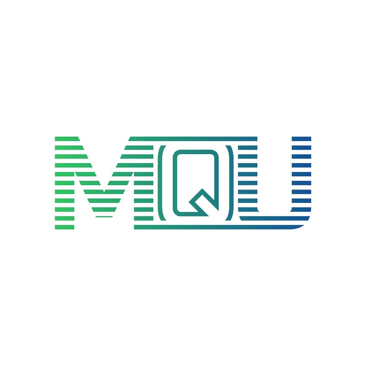 Vector thiết kế logo mqu hiện đại chữ mqu biểu tượng thương hiệu tối giản chuyên nghiệp và đa năng cho nhận diện doanh nghiệp