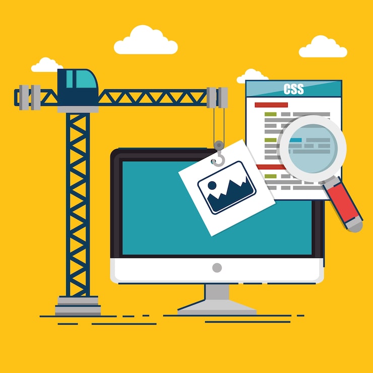 Vector trang web đang trong quá trình xây dựng