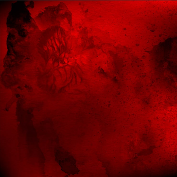 Vector gratuito acuarela real de fondo rojo de san valentín