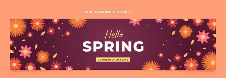 Vector gratuito banner de contracción de primavera degradado