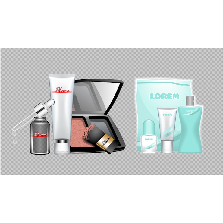 Vector gratuito colección de elementos de maquillaje