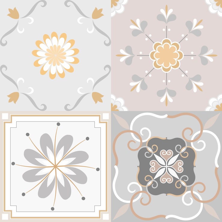 Vector gratuito conjunto de baldosas