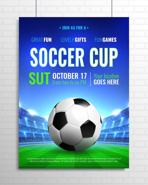 Vector gratuito copa de futbol