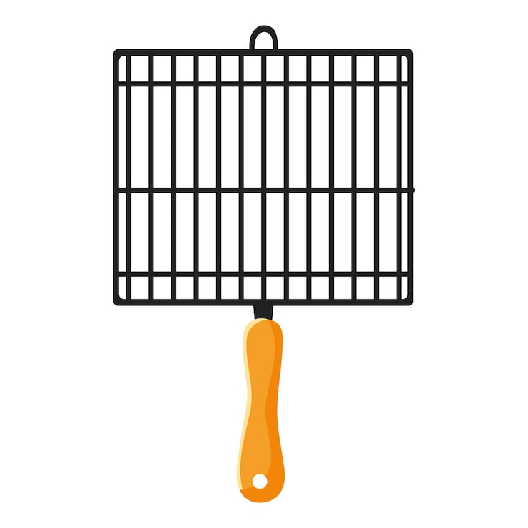 Vector gratuito diseño aislado del icono de la parrilla para asar
