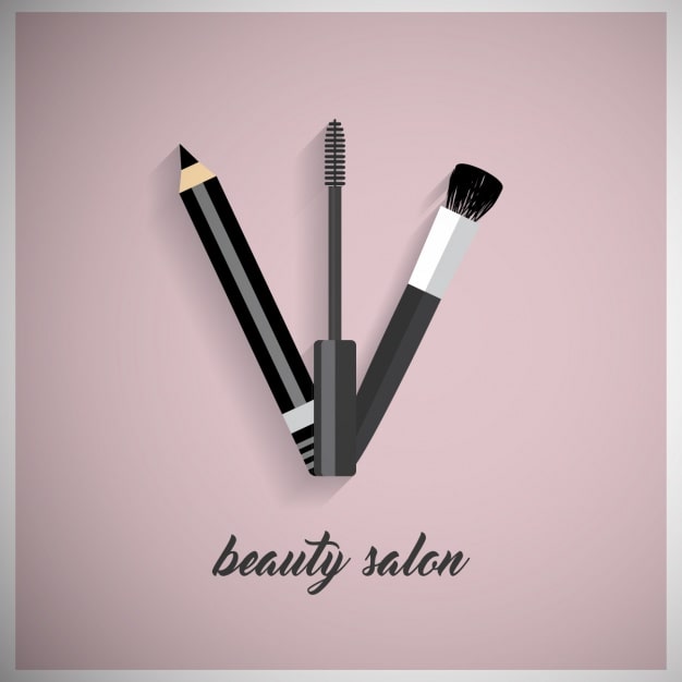 Vector gratuito diseño de fondo de cosméticos