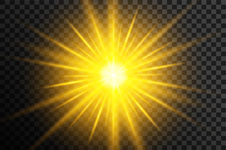 Vector gratuito diseño de fondo de llamaradas luminosas aisladas y brillantes