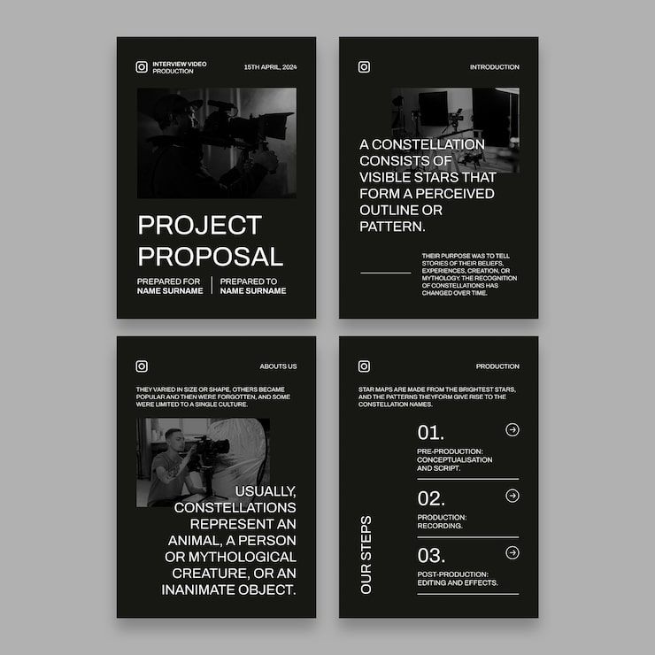 Vector gratuito diseño de plantilla de propuesta de negocio