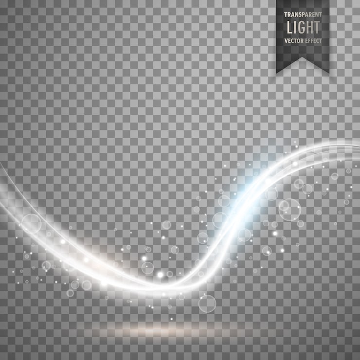 Vector gratuito efecto bokeh transparente de luz blanca