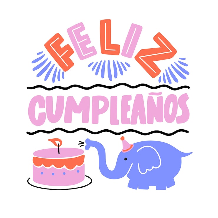 Vector gratuito feliz cumpleaños tema de letras