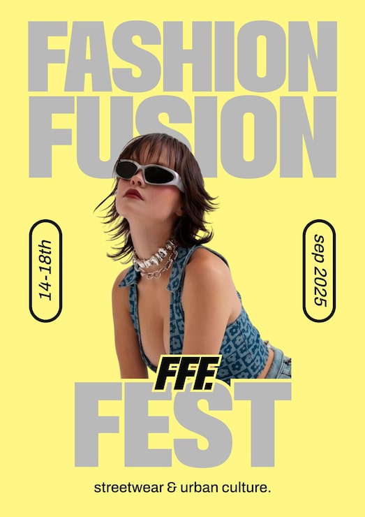 Vector gratuito el festival de la fusión de la moda
