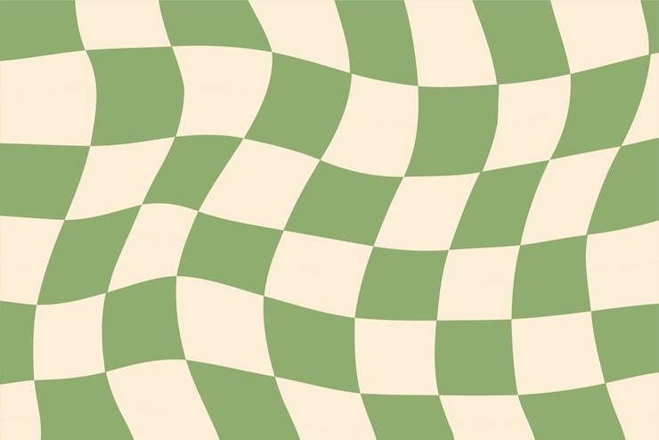 Vector gratuito fondo a cuadros verde plano