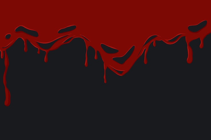 Vector gratuito el fondo goteando sangre