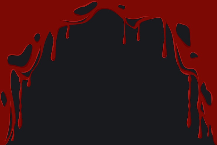 Vector gratuito el fondo goteando sangre