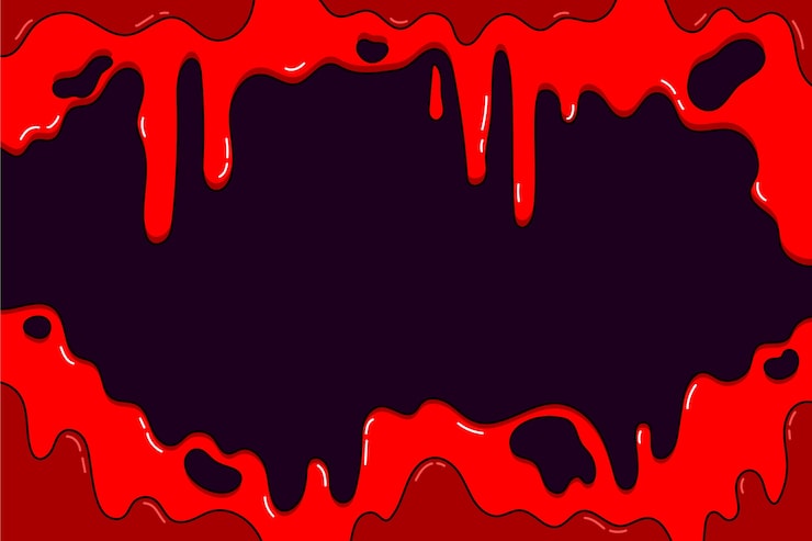 Vector gratuito fondo de goteo de sangre dibujado a mano