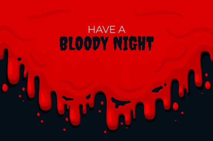 Vector gratuito fondo de goteo de sangre dibujado a mano