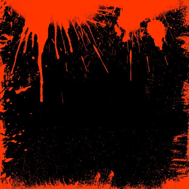 Vector gratuito fondo oscuro con manchas de pintura en estilo grunge