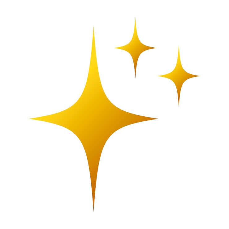 Vector gratuito gradiente amarillo brillante de la estrella
