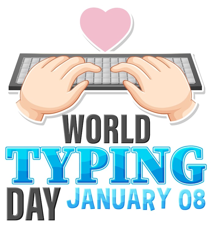 Vector gratuito icono de enero del día mundial de la escritura